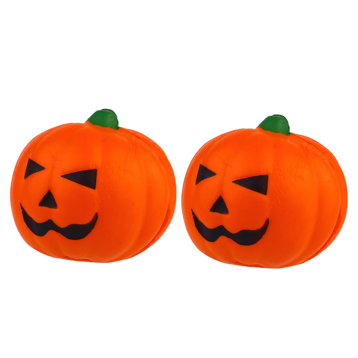 

2 Pcs Halloween Pumpkin Squishy Toys Anti-stress Vent Childrens Reliever Relief