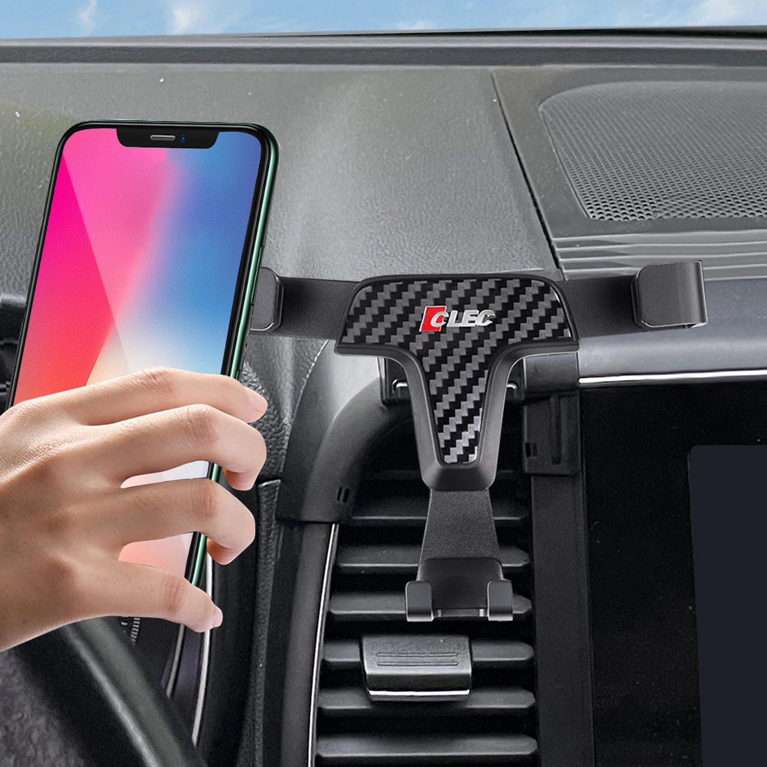 

For Renault Koleos 2017 2018 2019 2020 2021 Car Air Vent Mount Adjustable Phone Holder Stand Mobile Phone Cradle