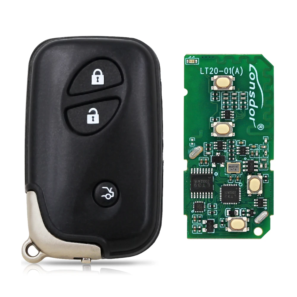 Дистанционный смарт-ключ Ecusells с тремя кнопками FSK 312 МГц 4D чип для Lexus 271451-5380 FCC ID