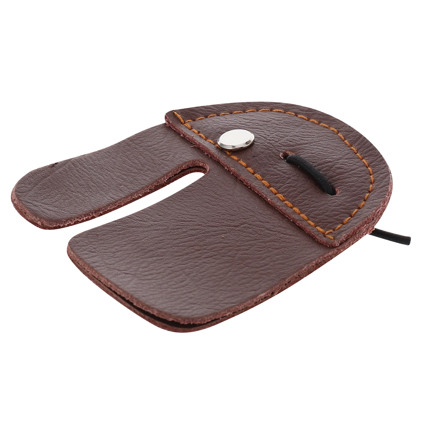 

Double-layer Cowhide Finger Cushion Archery Protective Gear Bow Finger Protector