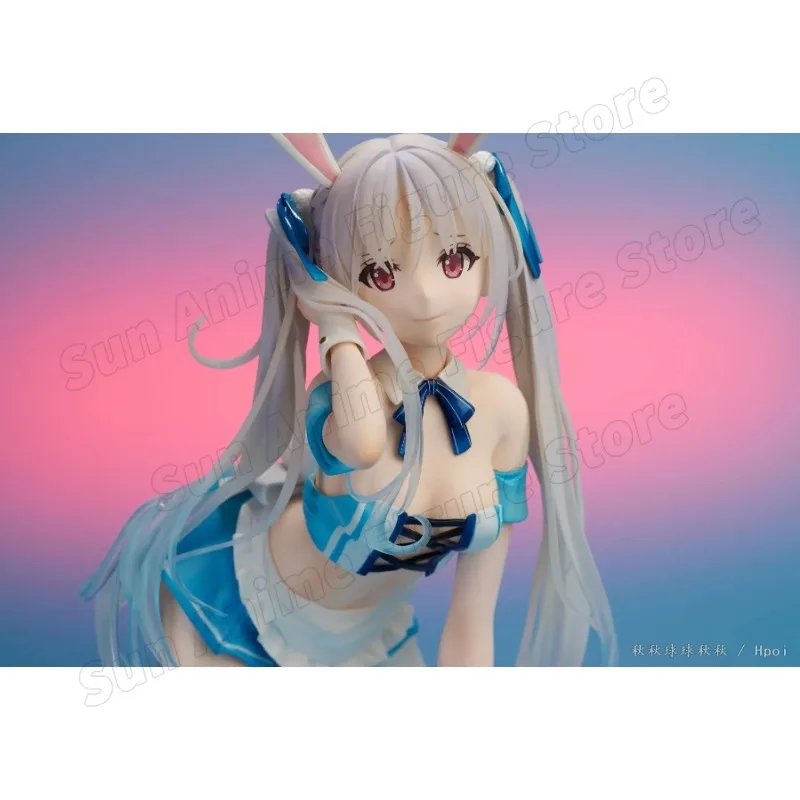 Фото AY NSFW Высокое качество Bunny Girl Chris 1/4 Aqua Blue ПВХ фигурка для взрослых коллекция Kawaii милая модель куклы подарки №4