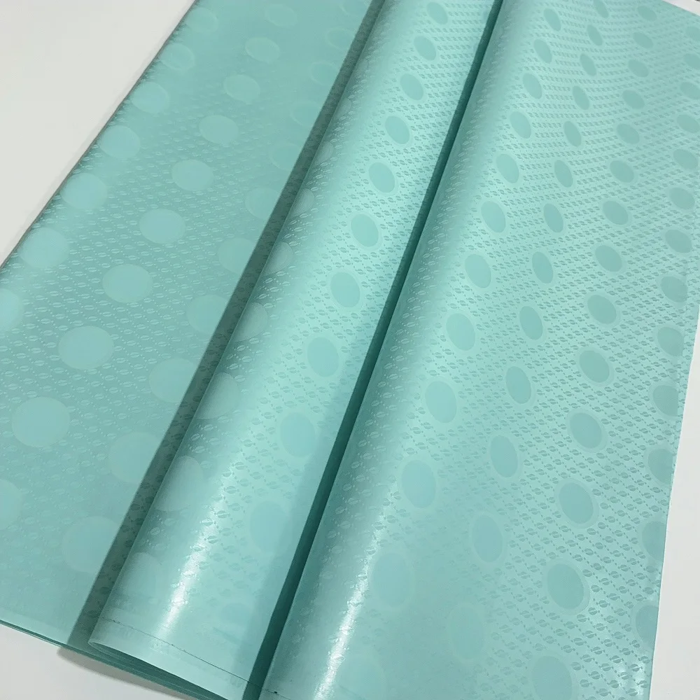 Морская парча хлопковая жаккардовая ткань Shadda оригинальная Bazin Riche Austria