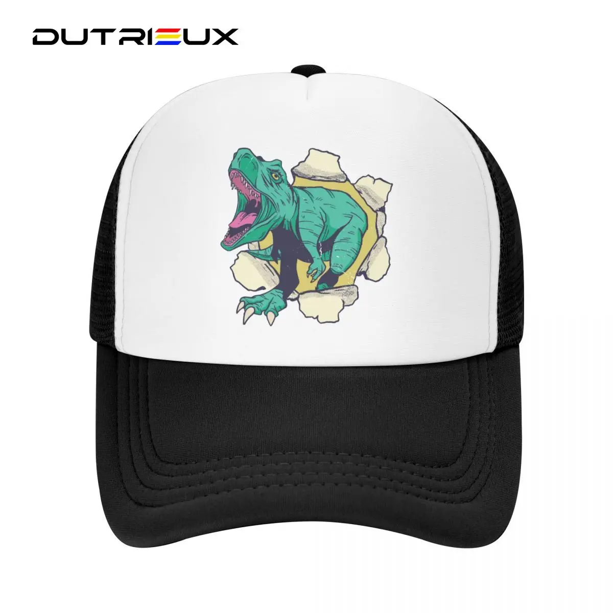 

Классическая бейсболка dutrious с 3D динозавром T-Rex для женщин и мужчин, регулируемая бейсболка с динозавром, Кепка-тракер, спортивные Снэпбэк кепки, летние кепки