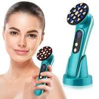 face lift beauty machine skin tightening wrinkle removal equipment ems skin care device led radiofrequency massager machin