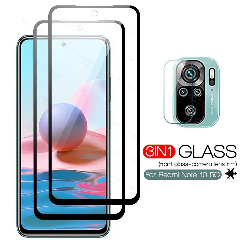 

For Redmi Note 10 Tremp Safety Glass For Xiaomi Redmi Note 10 Note10 Pro 10Pro Max 10s 5g 4g Camera Screen Protector Sklo Shield