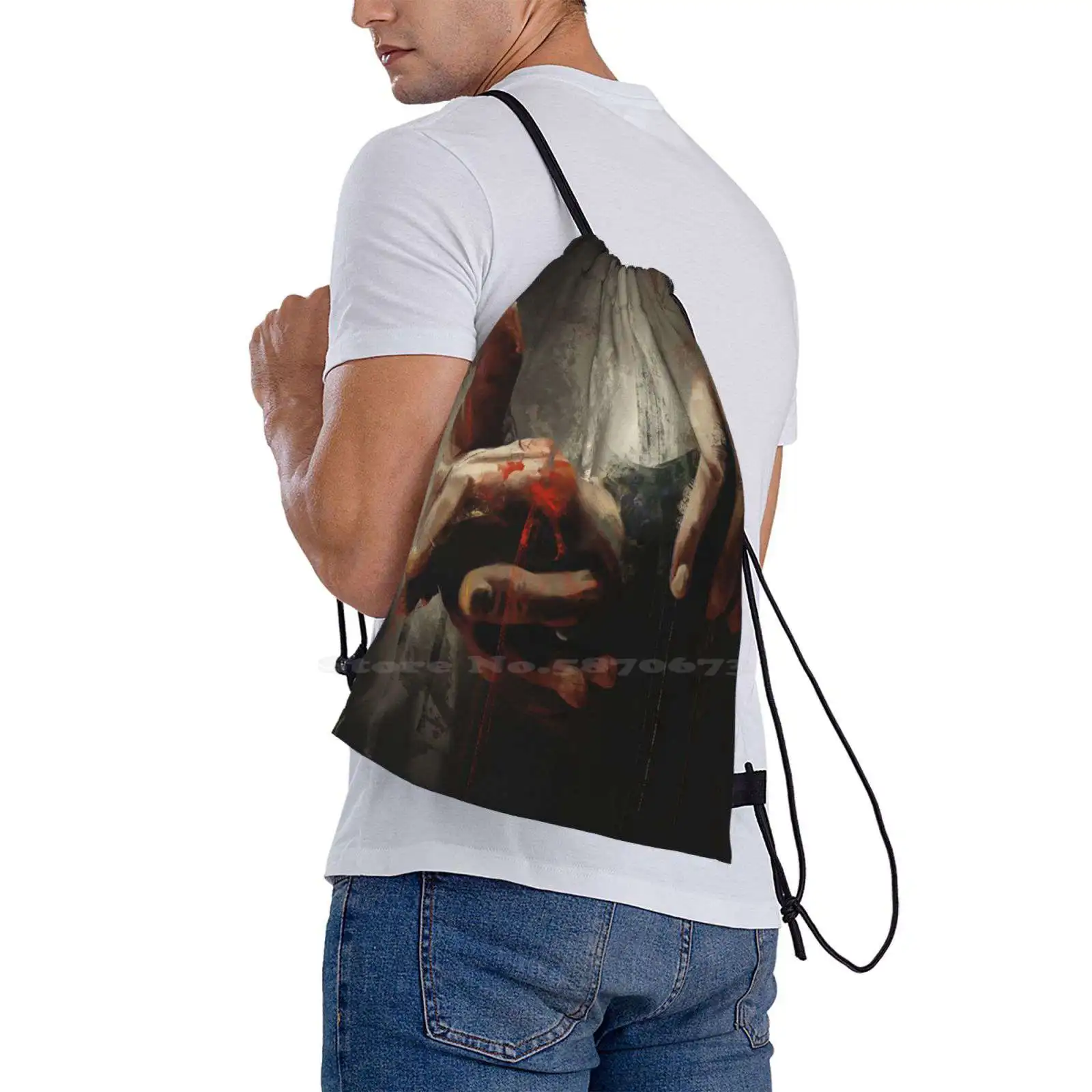 Хит продаж школьный рюкзак Hands модные сумки руки Ганнибал Лектер Мэдс Миккельсен