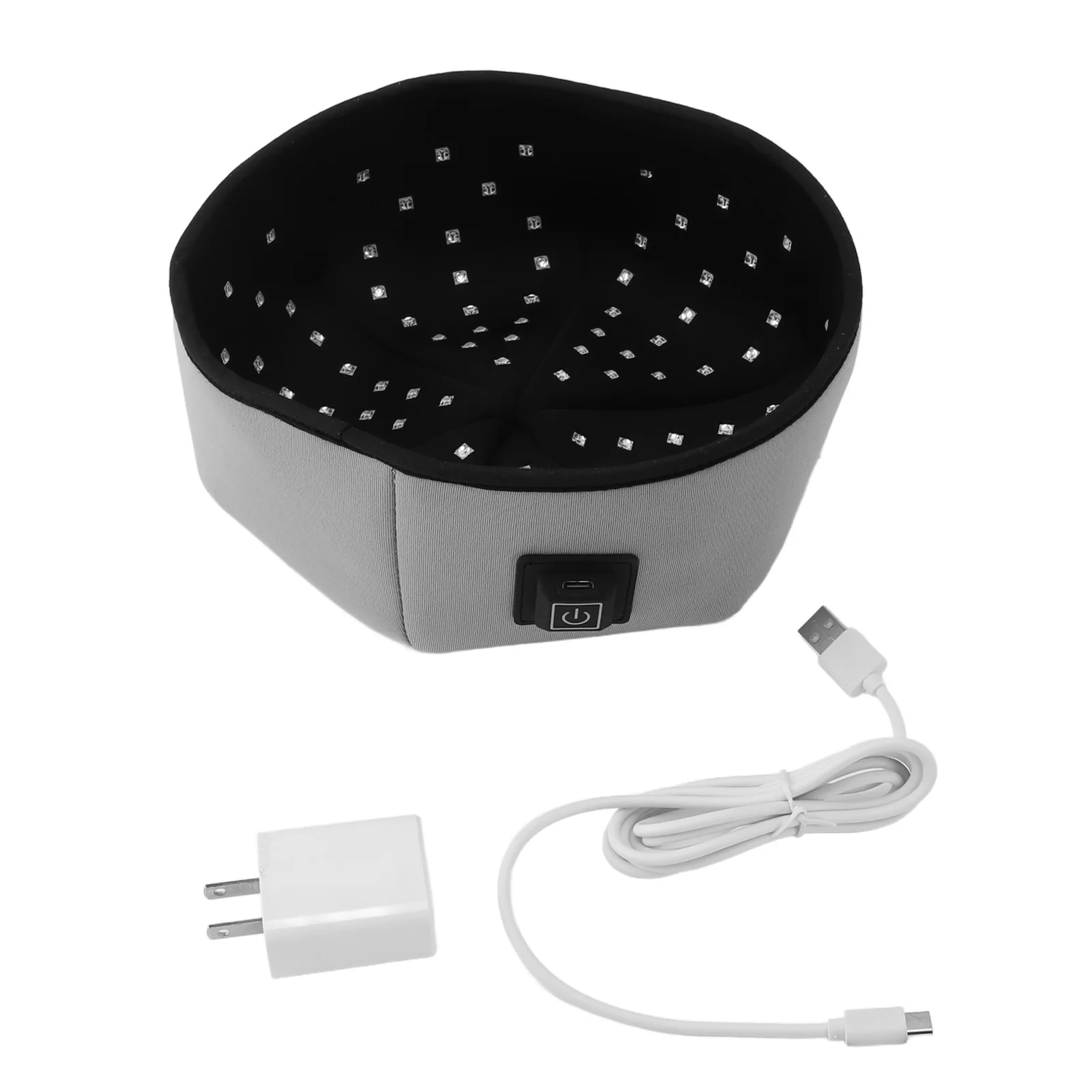 Фото ZK20 Крышка ближнего инфракрасного света, регулируемая USB C, 660 нм, красная, 830 нм, портативная нагревательная шапка для ближнего инфракрасного освещения, устройство для здоровья волос №3