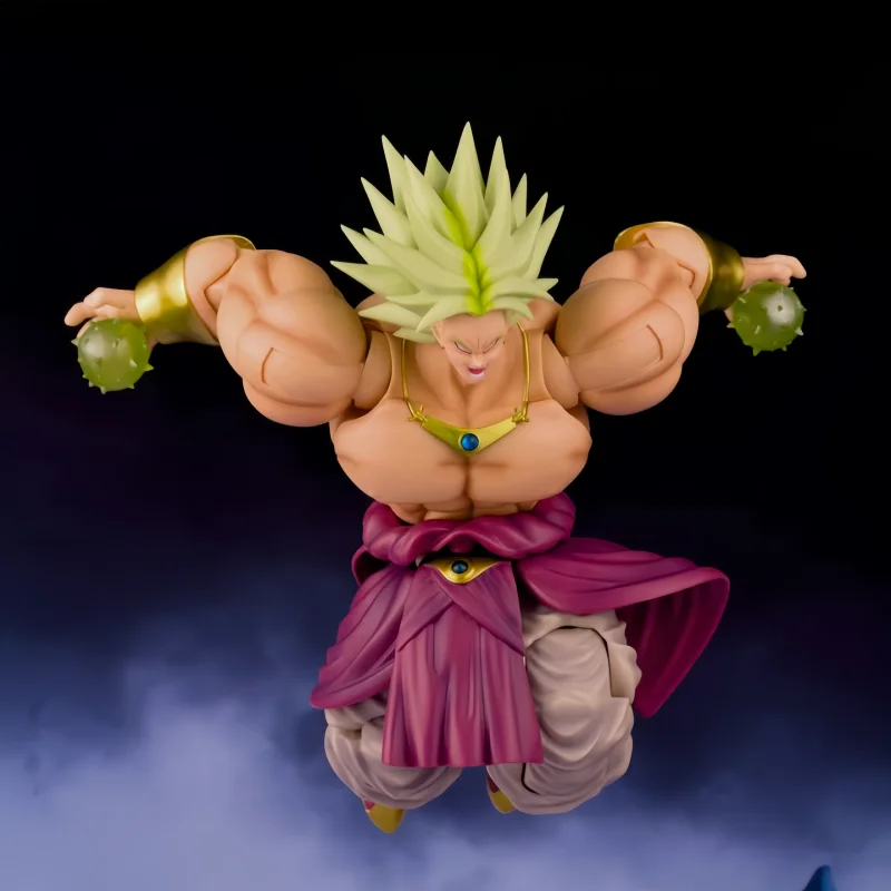 Фото Подлинная фигурка Demoniacal Fit Dragon Ball Broly 2.0 Shf Legendary Berserker-Cosmic Shocking 1/12, подарки №4