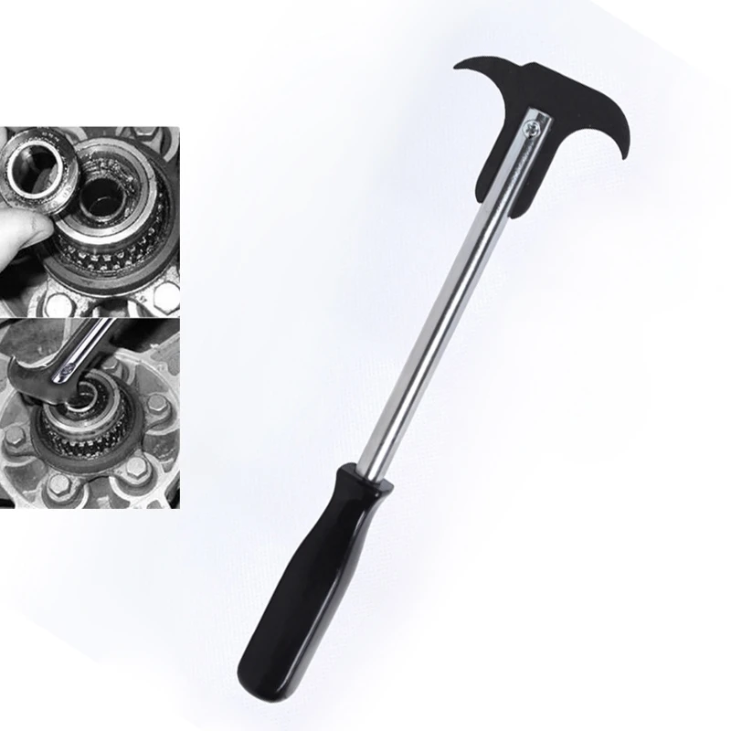 

Professional Seal Puller Tool with Dual Hook Tips Remove Oil & Grease Seals for Cars SUVs & Light Carbon Steel