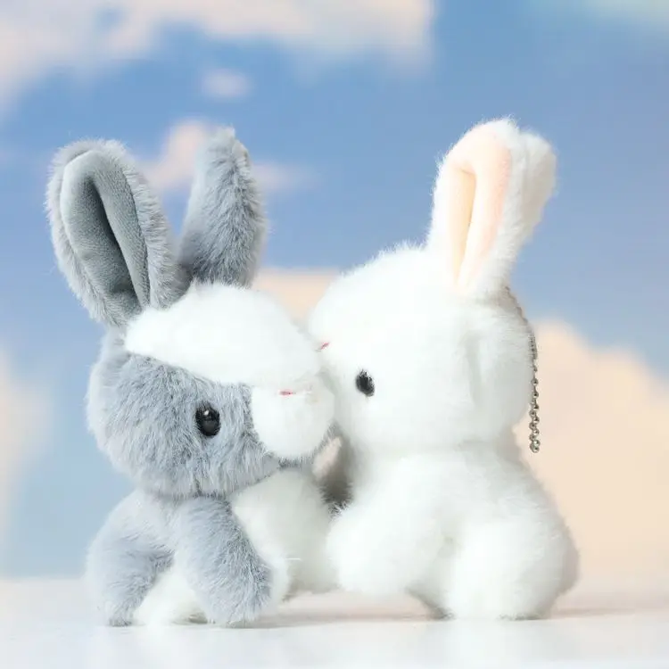 

14CM Forest Series Pillow Rabbit Stuffed Animal Small Rabbit Pillow Cushion Cartoon Plush Toy Stuffing Mini Kids Plush Toy Doll