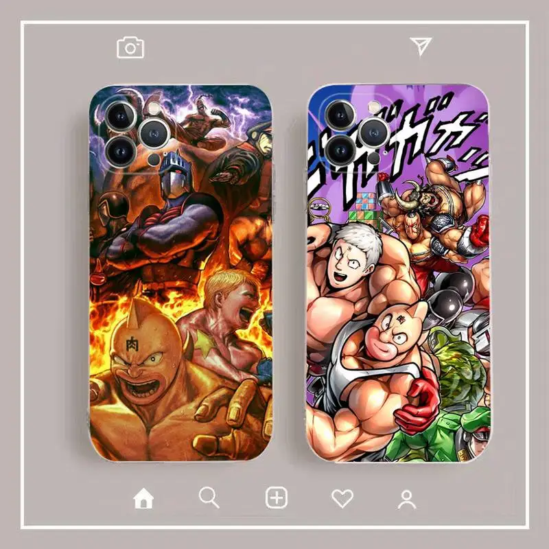 

Ultimate Muscle The Kinnikuman Legacy Phone Case For iPhone 14 13 12 11 Pro Max XS X XR SE 2020 6 7 8 Plus Mini Transparent