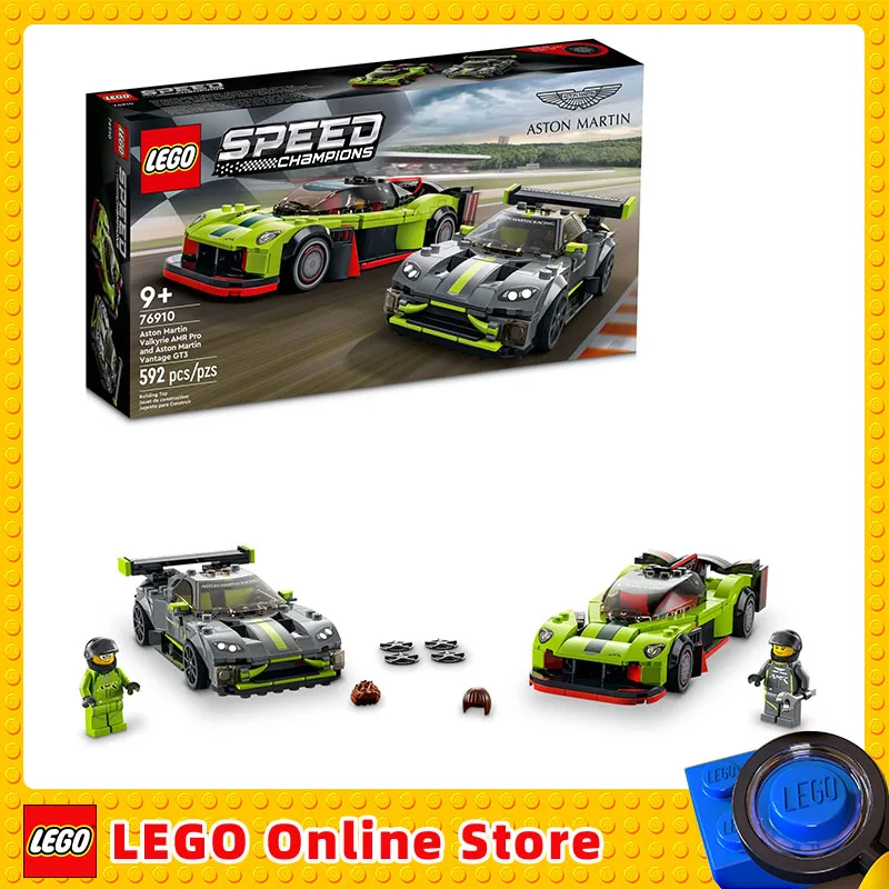 

LEGO & Speed Champions Aston Martin Valkyrie AMR Pro and Aston Martin Vantage GT3 Children Building Blocks Toys Gift 76910