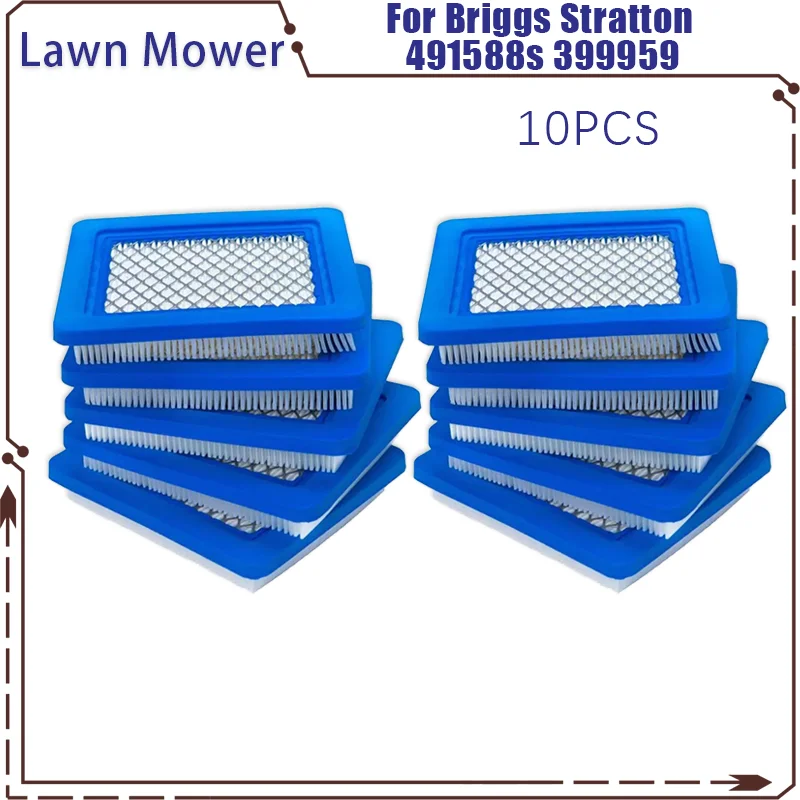 

Запасные части для картриджа воздушного фильтра для газонокосилки, аксессуары, совместимые с нажимной косичкой Briggs Stratton 491588s 399959