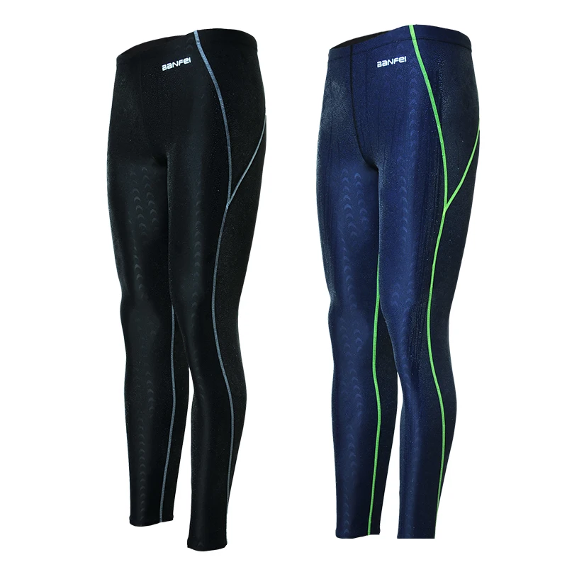 

2022 Men's Swimsuit Sharkskin Water Repellent Men Racing Swimming Trunks Long Sport Classic Teen Briefs