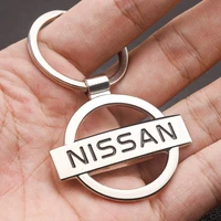 car key ring fashion keychain metal leather styling logo gift auto interior for nissan nismo qashqai j11 j10 juke x trail t32 au