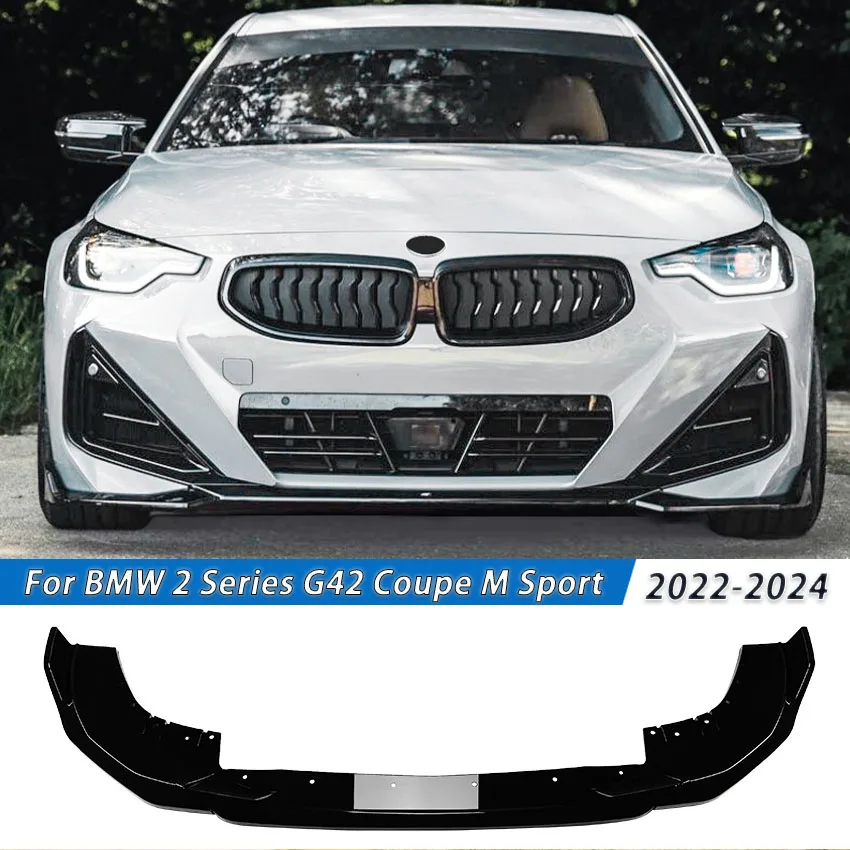 Для BMW 2 серии G42 218i 220i 220d 230i Coupe M Sport 2022-2024 Автомобильный передний бампер