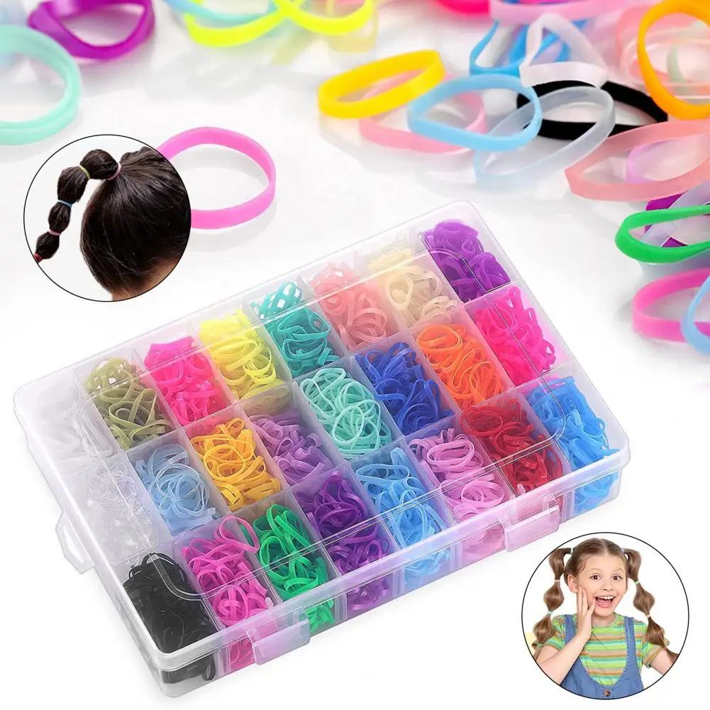 

Cute Hair Rubber Band No Damage Tear-resistant Small Hair Elastic Tie Band Soft Elastic Hair Band Hair Accessories