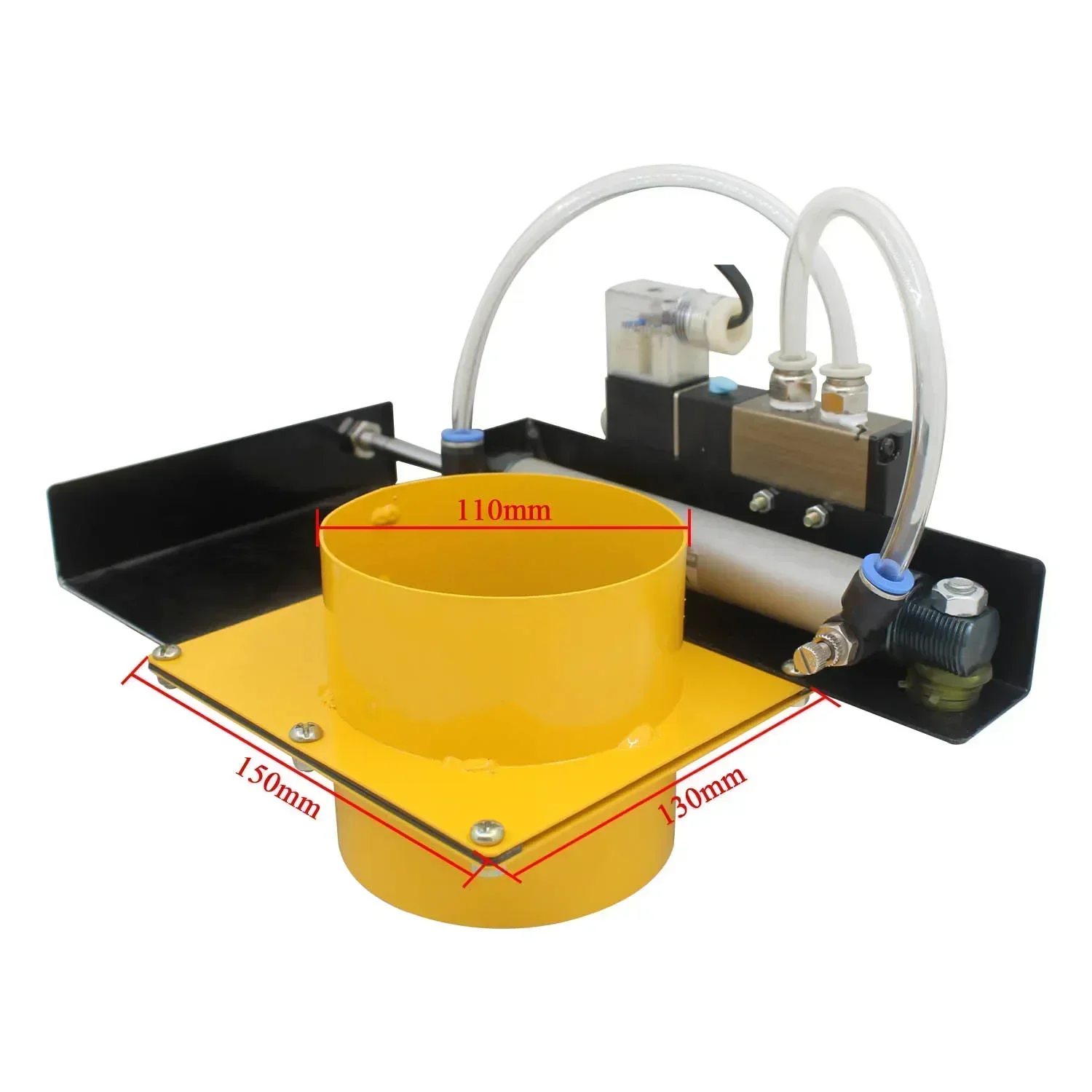 

1 шт., железные скользящие ворота, пневматический клапан диаметром 100/150 мм для пылесборника, сменные аксессуары для клапана