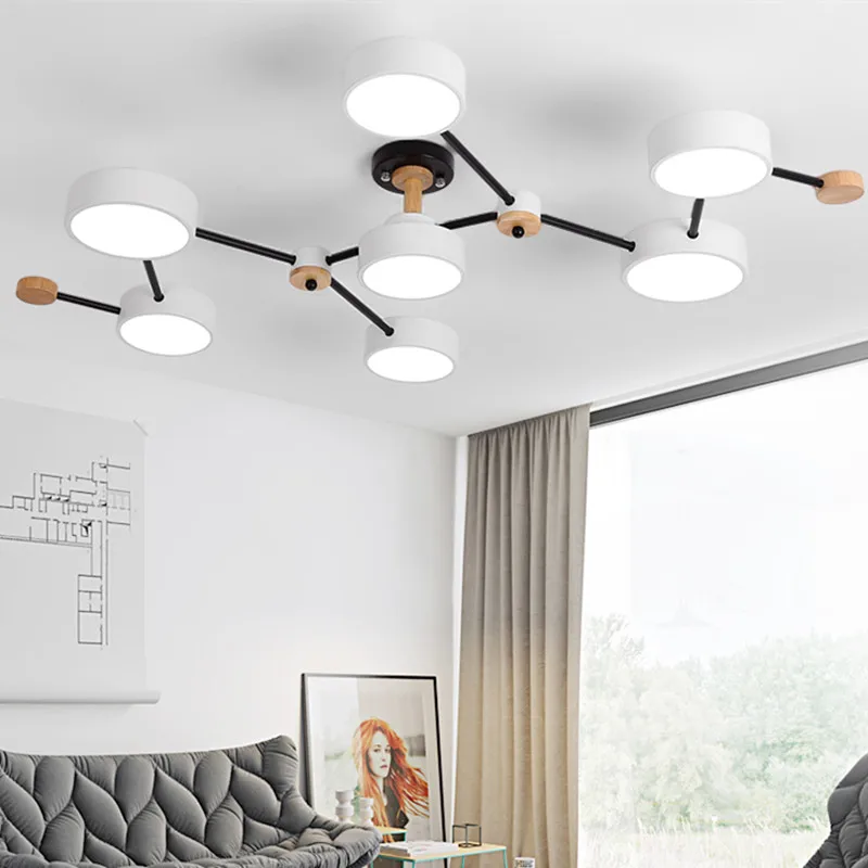 Потолочный светильник в скандинавском стиле современный дизайнерский