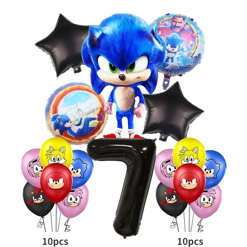 

Воздушный шар Соник синего цвета MINISO