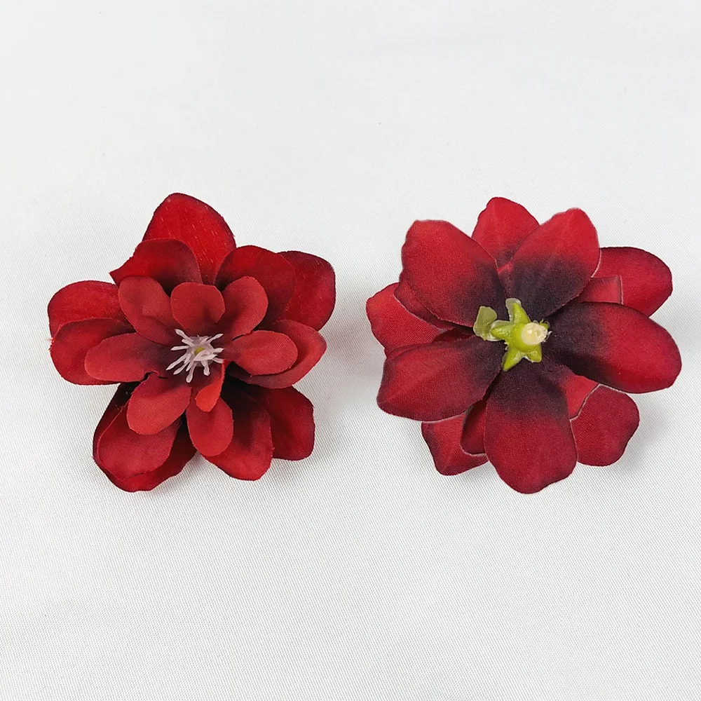 100 шт. искусственный Delphinium ajacis голова тычинка цветок для свадьбы свадебный букет