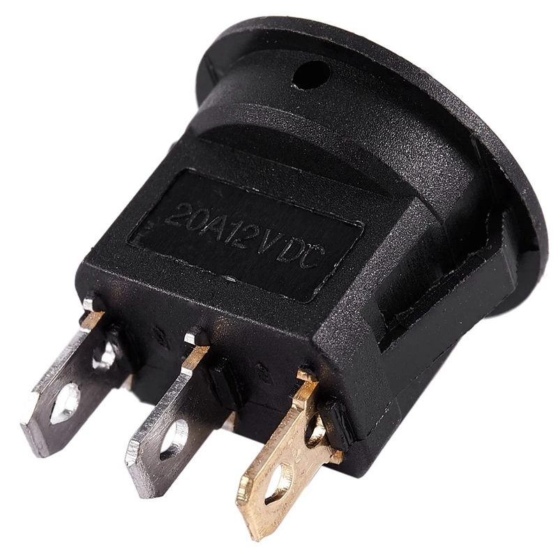 4X12V светодиодный инвертор качающийся кулисный переключатель круглый SPST ВКЛ-ВЫКЛ