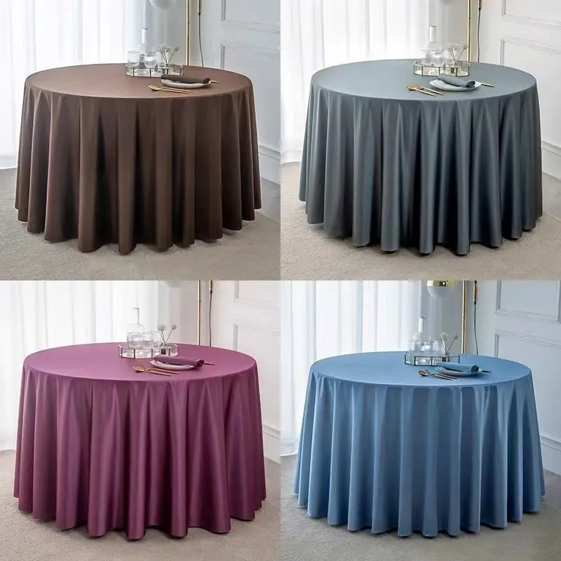 

Table cloth round solid color_AN625