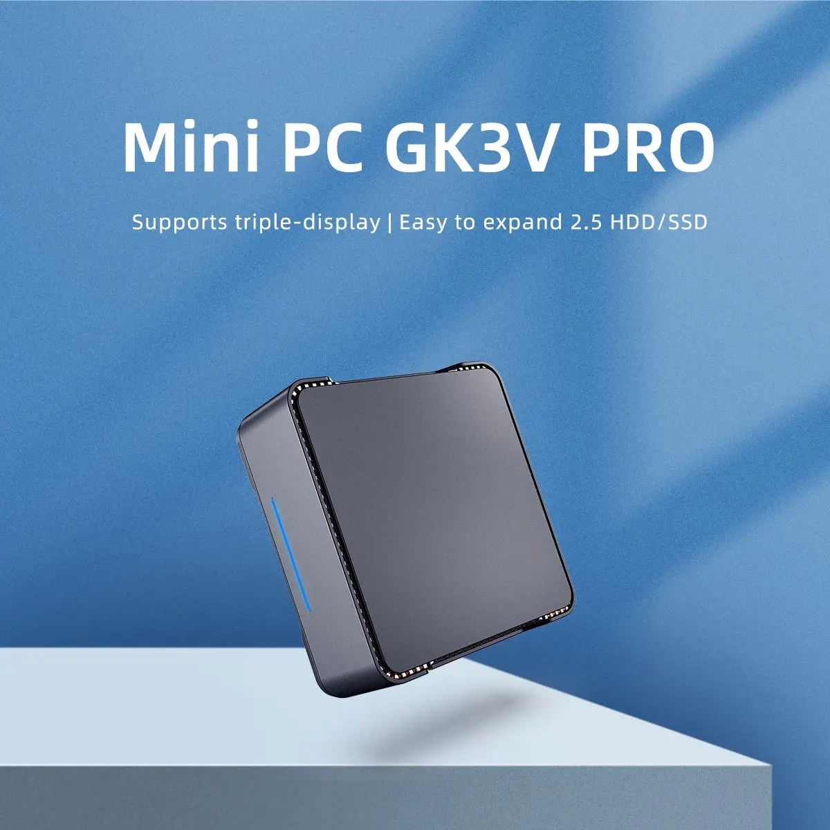 Мини-ПК Gk3v Pro Intel N5105, настольный компьютер на Windows, игровой компьютер для офиса, 4 ядра, 1000 Мбит/с, Lan, Wi-Fi, Bluetooth, USB, поддержка HDD