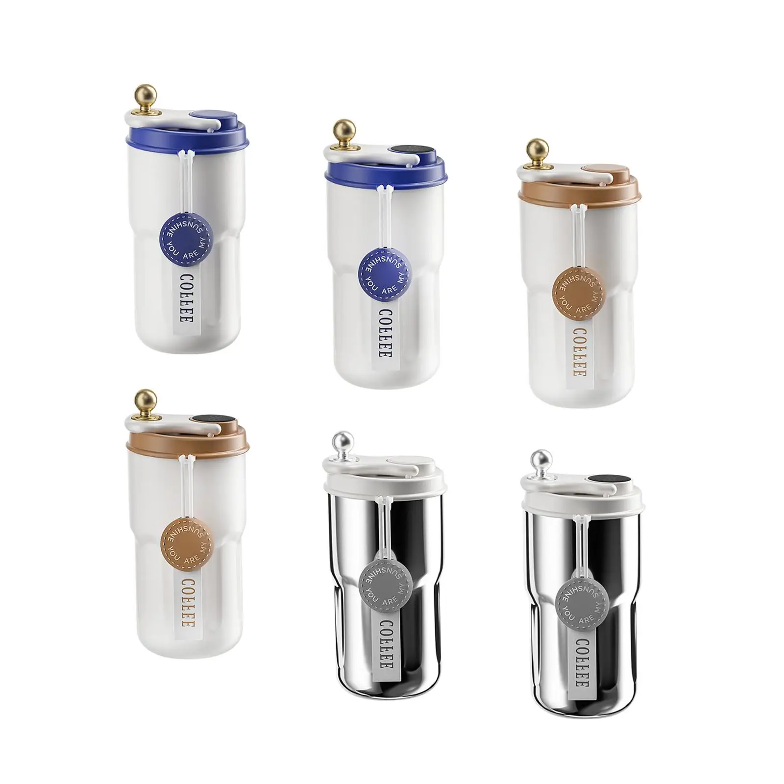 

Insulated Coffee Mug 420ml with Lid Beverage Tumblers for Outdoor