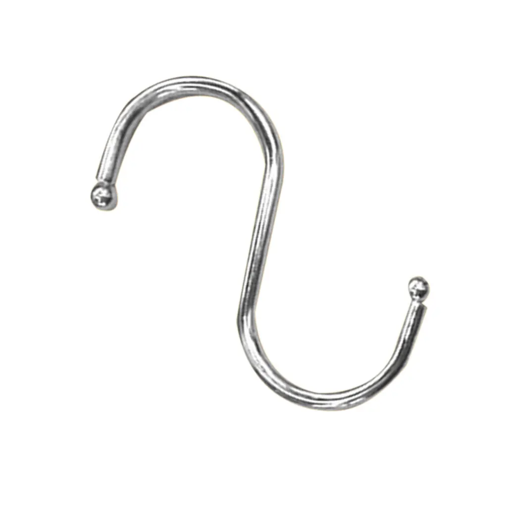

5pcs S Shaped Hooks Kitchen Spoon Pan Pot Utensils Hangers Closet Clothes Handbag Coat Hook