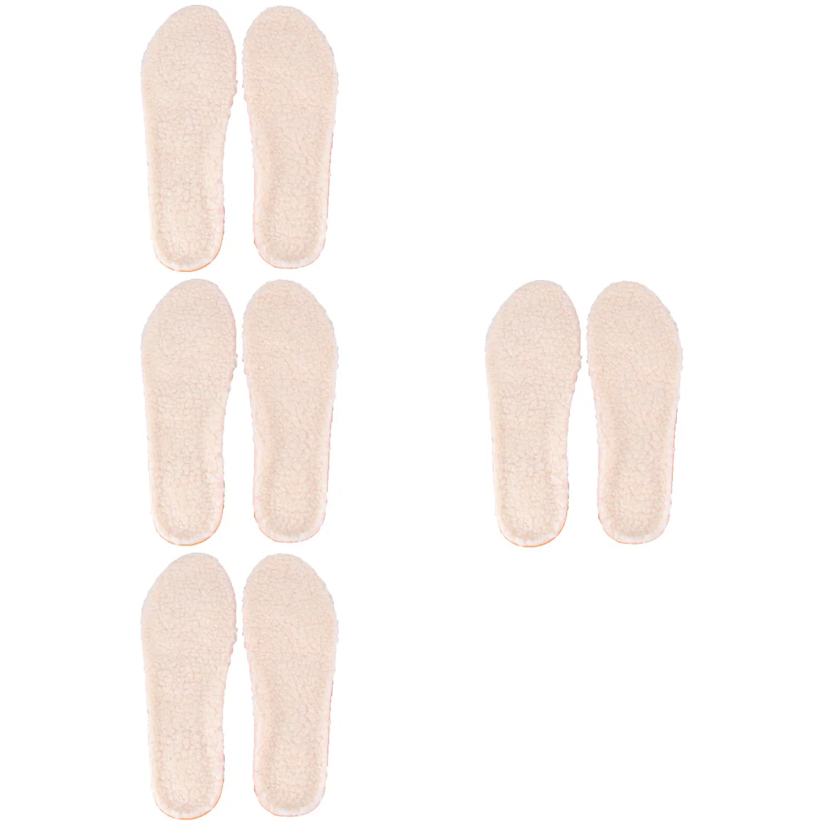 

4 шт., фетровые зимние стельки для обуви