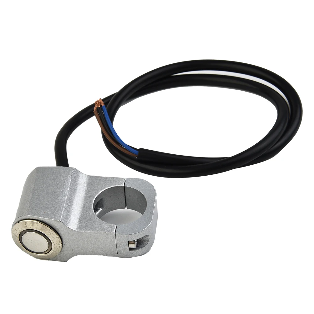 

ATVs Spotlight Switch Waterproof Headlight Lights Motorcycle On/Off Red LED Silver Control Switch Cross-Country