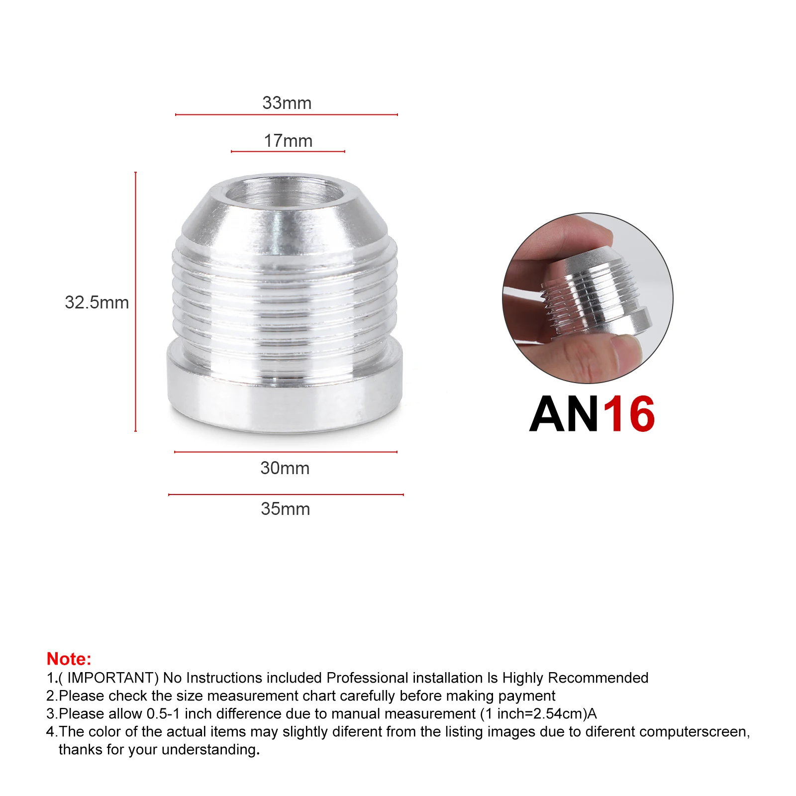 CNSPEED Алюминиевые фитинги для шланга AN6 AN8 AN10 AN12 AN16 AN20