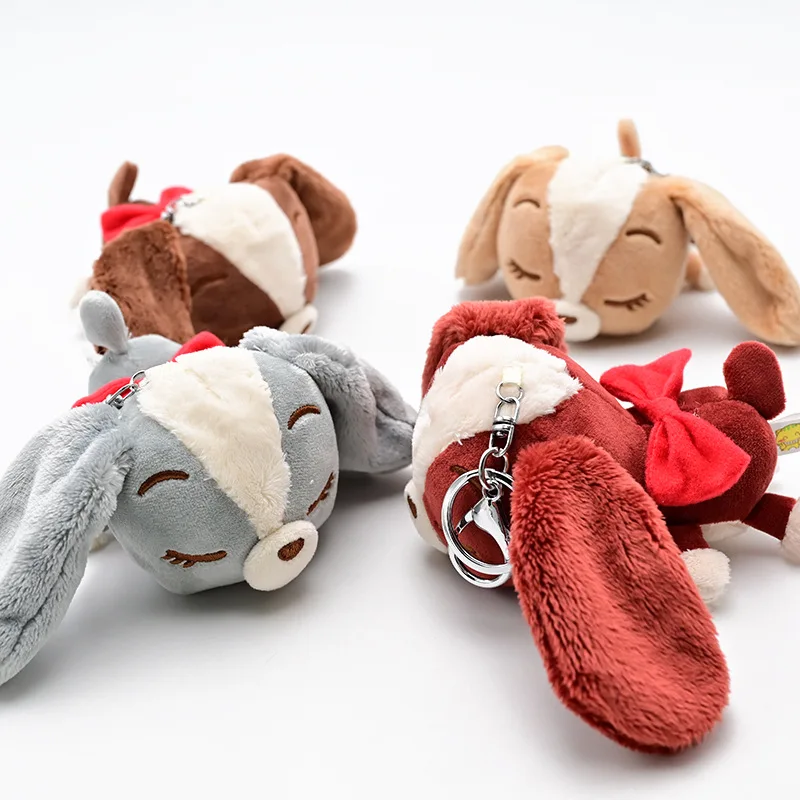 

new Shy lying puppy dog soft plush cute doll fashione pendant pretty decoration soft keychain birthday couple sweet gift