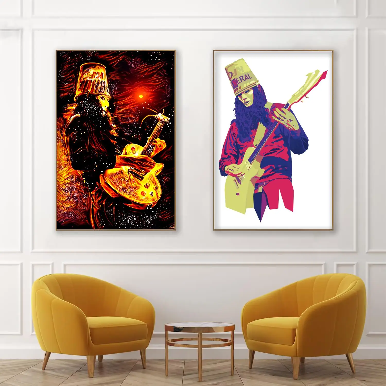 Настенный постер buckethead singer декоративное живописное полотно художественные