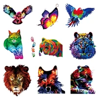 iron transfer decal diy animals patches for clothing night luminous deal with it patch display clothes stickers women men