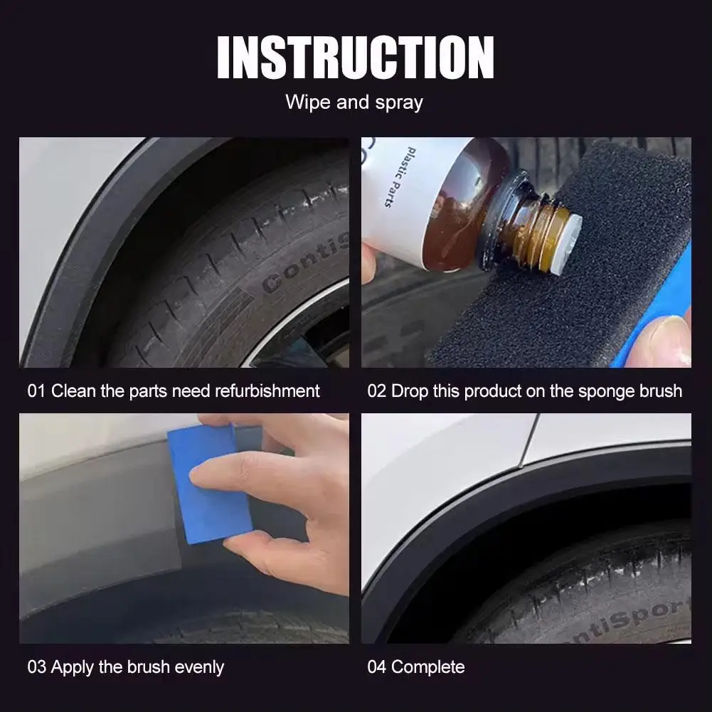Автомобильный пластиковый Восстановленный очиститель средство для полировки и