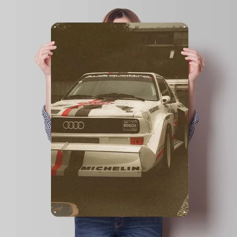

Металлическая вывеска Audi Quattro