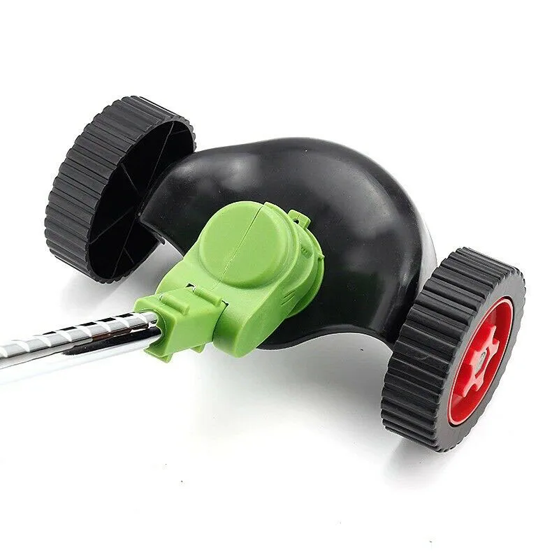 Removable Grass Trimmer Rolling Wheel Garden String Trimmer Cutting Tool Parts 180 Degree Rotate Lawn Mower Cutter Guide Wheels