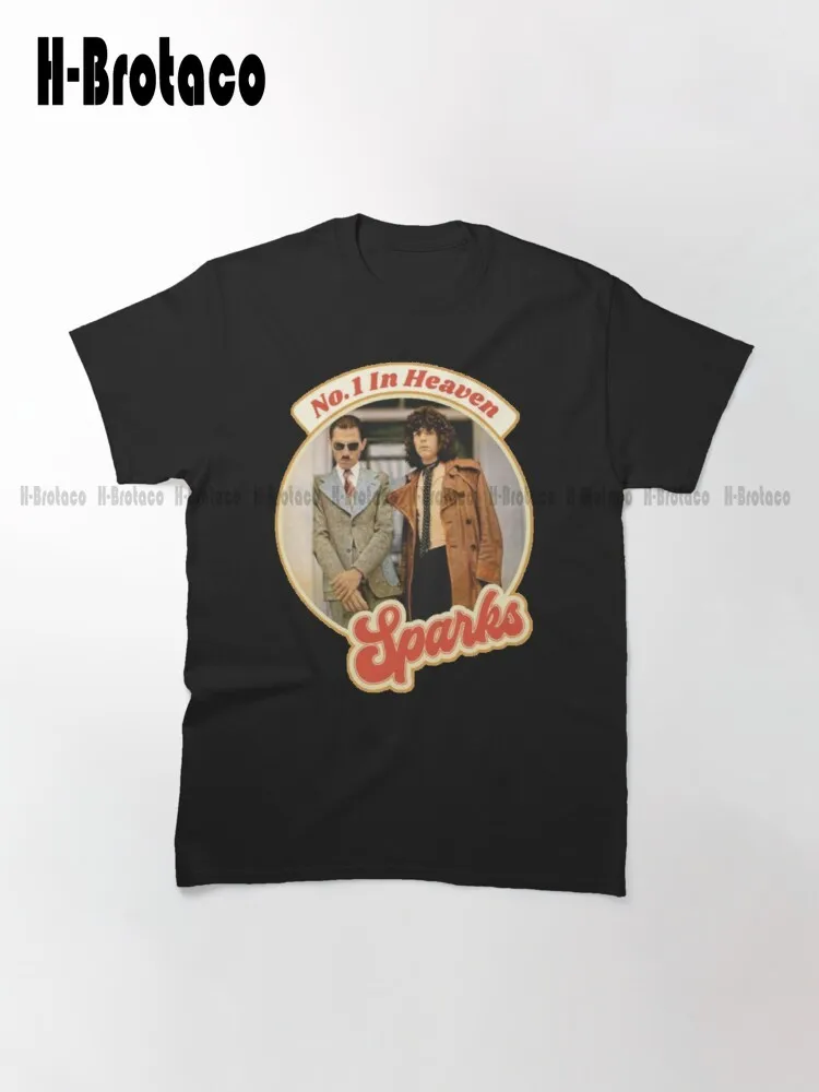 Классическая футболка из хлопка для бега с принтом группы искр братьев Ron Mael