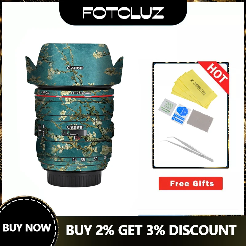 Обмотка для Canon EF24-70F4 Fashion Classic Lens Skin EF24-70F 4 наклейка для камеры защита от царапин защитная пленка Обложка Наклейка