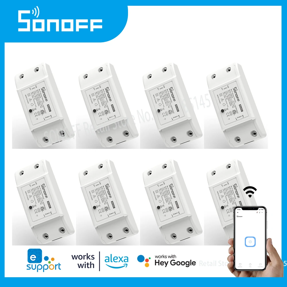 Умный выключатель Sonoff Basic R2 Wi-Fi DIY