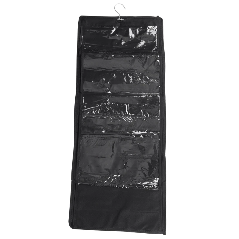 

Hanging Handbag Organizer Dust-Proof Storage Holder Bag Wardrobe Closet For Purse Clutch With 6 Large Pockets