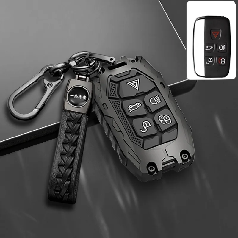 

Чехол для дистанционного ключа автомобиля для Land Rover Range Rover Sport Evoque Freelander Velar Discovery 4, Jaguar XE XJ XF, гитара