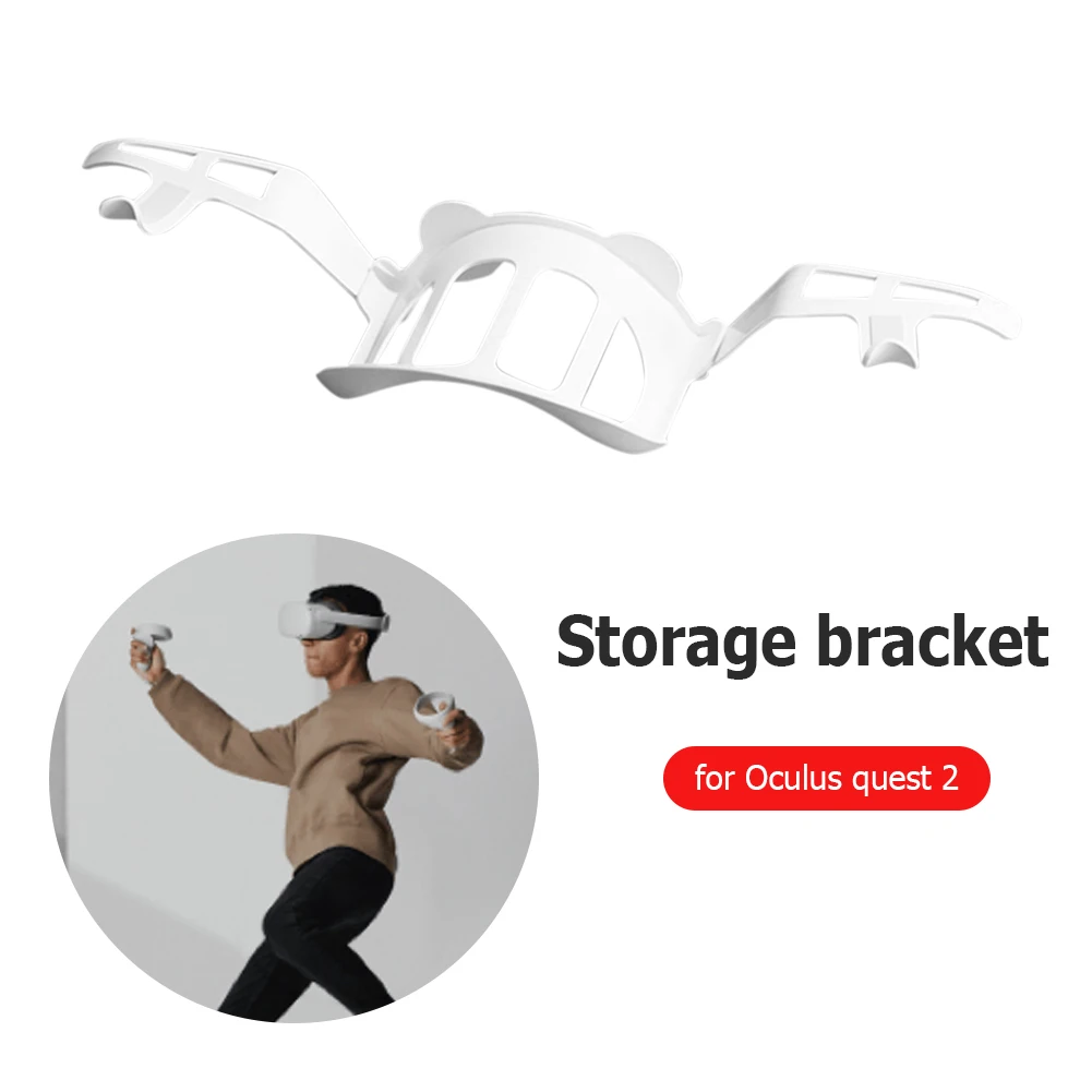 

Пластиковый держатель контроллеров гарнитуры виртуальной реальности, портативный универсальный настенный держатель для гарнитуры виртуа...