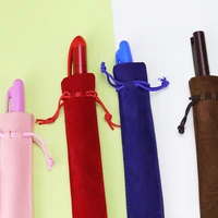 5 pcs tie the rope flannel pen bag gift packaging