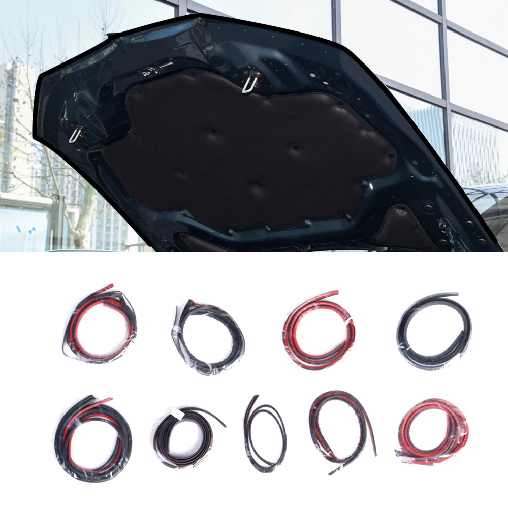 

Car Accessories Pre-cut Seal Strip Sticker Hood Weatherstrip Rubber Insulation For BMW X7 (G07) 2019-2022 Year
