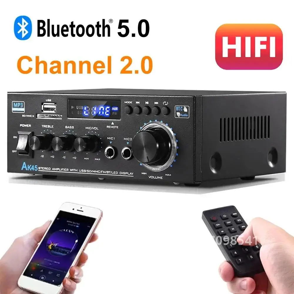 AK45/AK35 Усилитель мощности Hi-Fi стереоусилитель канал 2 0 максимальная мощность 90Wx2