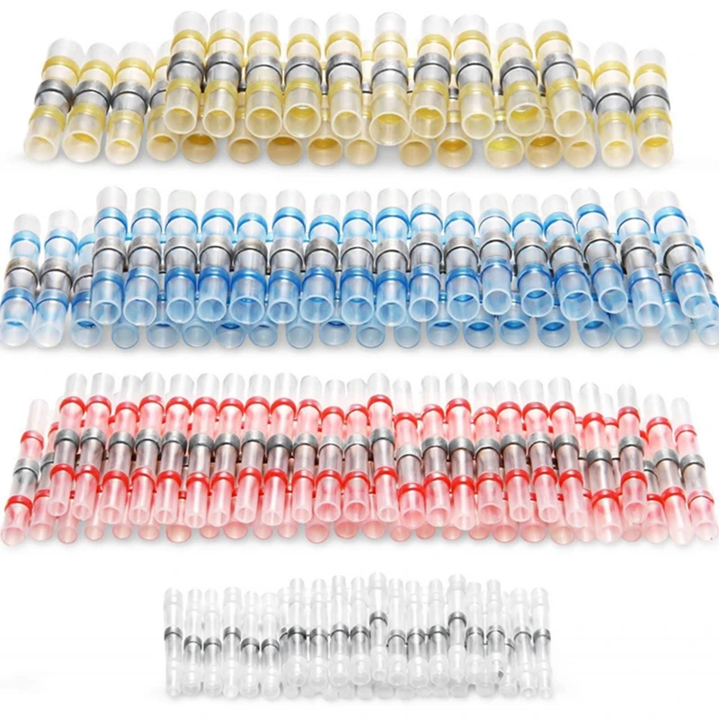 

Thermal Shrinkage Electrical Wire Connector Solder Extrusion Terminals Block Cable Termination Wire Crimp Connector Waterproof