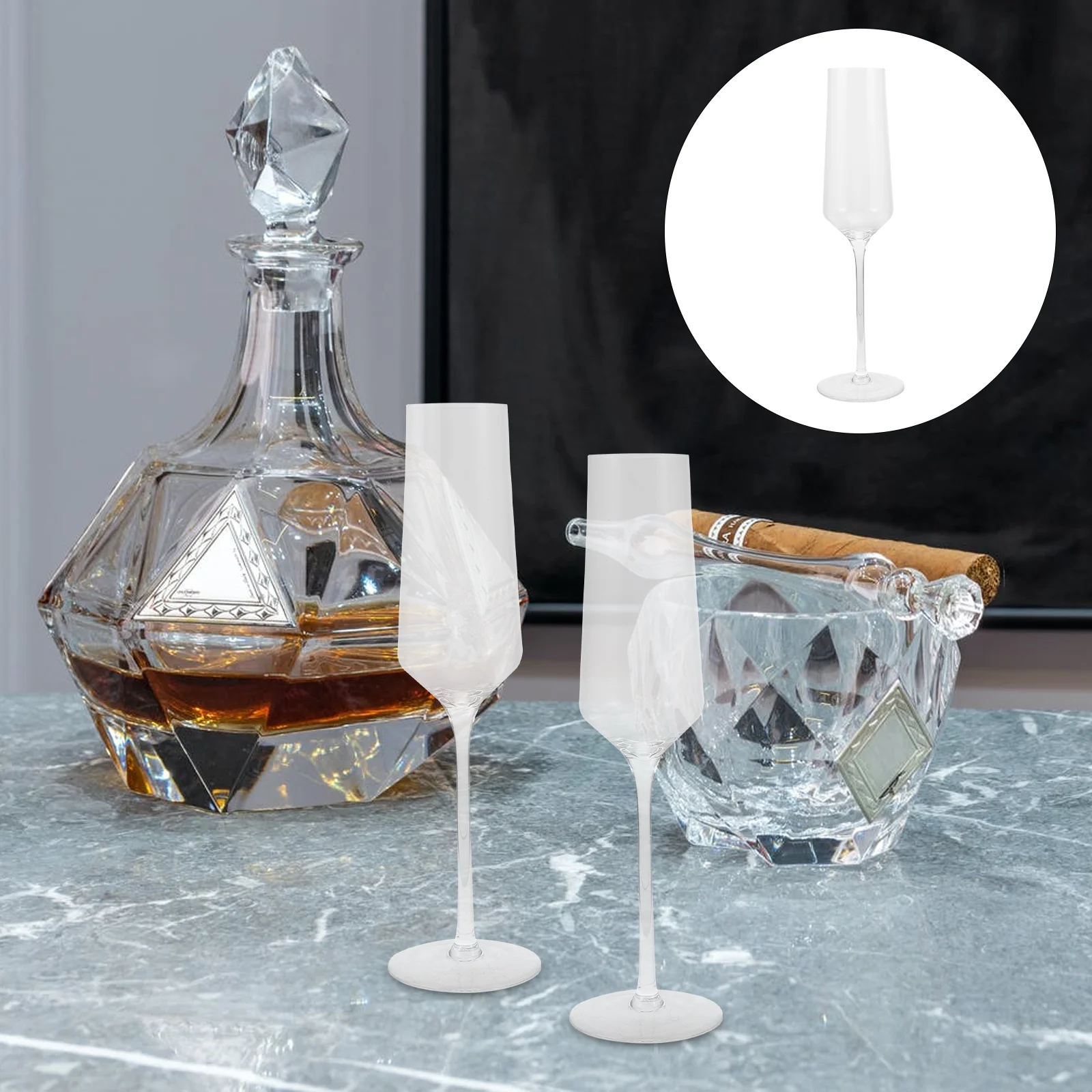 

1 Pc Adorable Crystal Elegant Exquisite Creative Cup Goblet for Bar